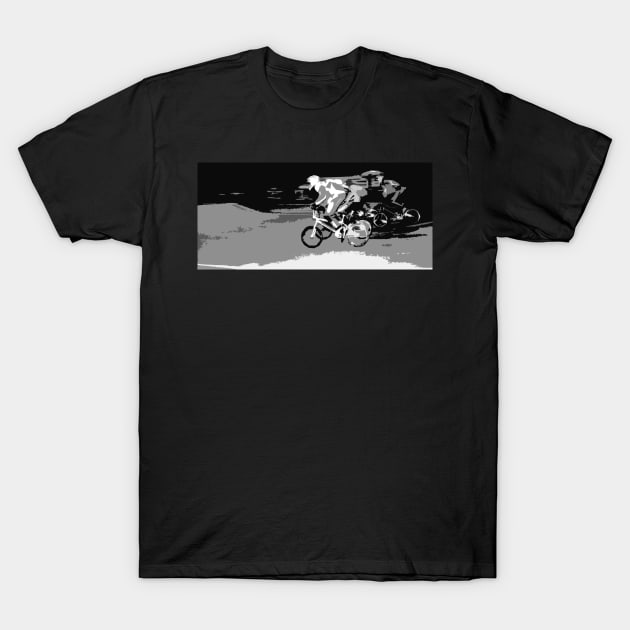 bmx T-Shirt by rickylabellevie